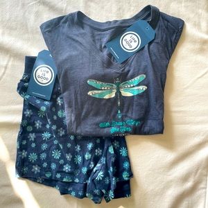 Never worn Life is Good PJ set.